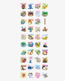 Pokemon Chat Pals Stickers, HD Png Download, Free Download