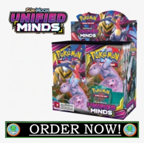 Unified Minds, 36 Pack Booster Boxs"     Data Rimg="lazy"  - Booster Box Pokemon Unified Minds, HD Png Download, Free Download