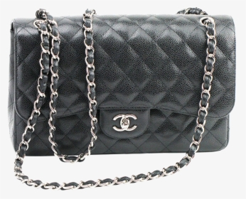 Shoulder Fashion Bag Designer Black Handbag Lingge - Сумка Через Плечо Шанель, HD Png Download, Free Download