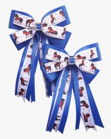 Royal Blue Horses & Butterflies - Suspenders, HD Png Download, Free Download