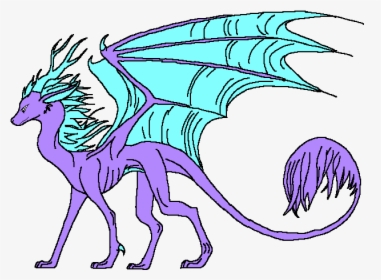 Dragon With Fur Drawing, HD Png Download, Free Download
