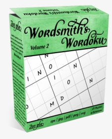 Zen Plr Wordsmith"s Wordoku Volume 2 Product Cover - Paper, HD Png Download, Free Download