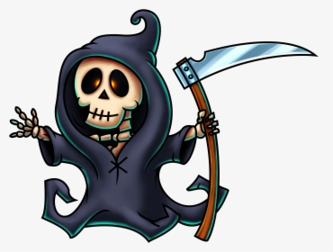Death Scythe Cartoon Clipart , Png Download, Transparent Png, Free Download