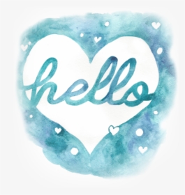 Keeping White In Watercolor Freehand Method - Heart, HD Png Download, Free Download
