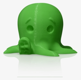 Neon Green - Pla - 1 - 75 Mm - 3d Printing Filament - Octopus 3d Printed Png, Transparent Png, Free Download