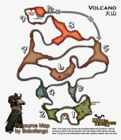 Itemicon047 - Deserted Island Map Monster Hunter Tri, HD Png Download, Free Download