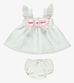 White Baby Dress With Matching Knickers - Girl, HD Png Download, Free Download