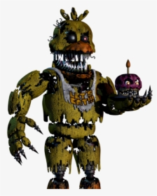 Five Nights At Freddy& - Fnaf Nightmare Chica Png, Transparent Png, Free Download