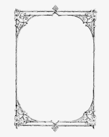 Black And White Border Design , Png Download - Wicca Spell To Stop Smoking, Transparent Png, Free Download