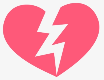 Black Emoji Broken Heart , Png Download - Broken Heart Black And White Emoji, Transparent Png, Free Download