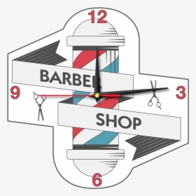 Barber-clock, HD Png Download, Free Download