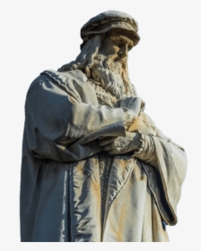 Sculpture Leonardo Da Vinci Florence, HD Png Download, Free Download