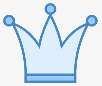 Baby Crown Clipart - Blue Crown Icon Png, Transparent Png, Free Download
