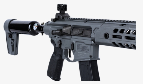 Sig Sauer Mcx Virtus Pcp Back Right Half - Assault Rifle, HD Png Download, Free Download