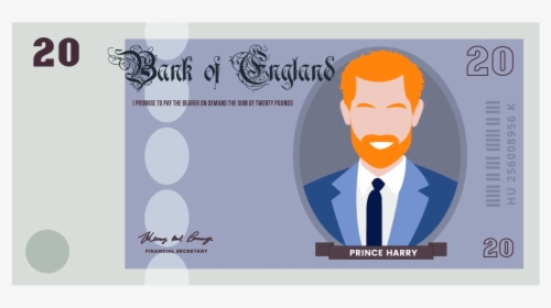 Prince Harry - Banknote, HD Png Download, Free Download