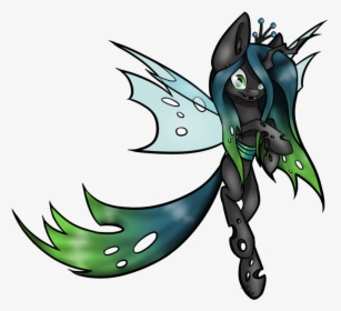 Flyingfireball, Flying, Queen Chrysalis, Safe, Simple - Cartoon, HD Png Download, Free Download