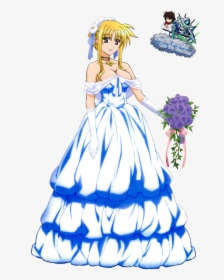 Banner Fate Testarossa Set Wedding By Setsumight On - Nanoha Fate, HD Png Download, Free Download