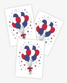 Patriotic Balloons"  Class= - Vellum, HD Png Download, Free Download
