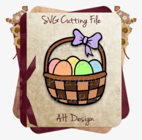 Easter Basket Svg Dxf Eps Png Cutting File - Cross With Flowers Svg, Transparent Png, Free Download