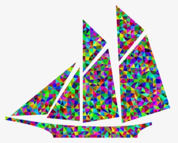 Sailboat Silhouette Sailing Clip Art - Black And White Transparent Background Boat Clipart, HD Png Download, Free Download