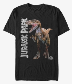 Velociraptor Jurassic Park T-shirt - Jurassic Park, HD Png Download, Free Download
