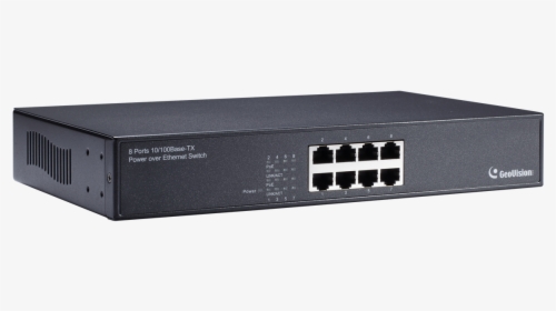 Geovision Gv-poe0800 8 Port 130w - Netgear Gs724tp, HD Png Download, Free Download