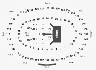 Cotton Bowl Stadium Seating Chart Bts, HD Png Download, Free Download