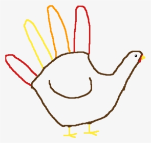 Hand Turkey Png, Transparent Png, Free Download