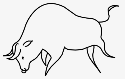 Rodeo Bull Silhouette - วาด รูป วัว ชน, HD Png Download, Free Download