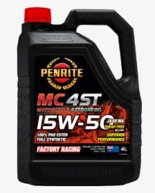 Penrite Mc4 Sae 15w50 Synthetic 4l - Bottle, HD Png Download, Free Download
