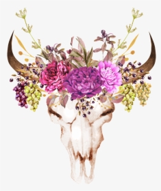 Purple Safflower Sheep Head Decoration Vector - Bouquet, HD Png Download, Free Download