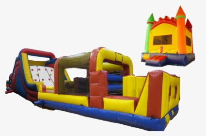 Rockclimbslide Obstaclecourse Bouncehouse, HD Png Download, Free Download