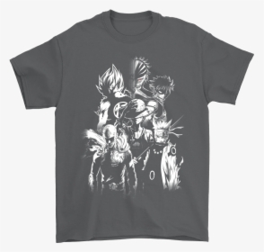 Mashup Anime Bleach Dragon Ball Naruto One Piece Shirts - Black And White Anime Posters, HD Png Download, Free Download