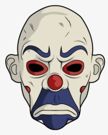 Joker Mask Sticker, HD Png Download, Free Download