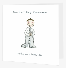 Communion Boy 4bed4b8500875 - Cartoon, HD Png Download, Free Download