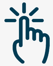 Hand Click Here Png, Transparent Png, Free Download