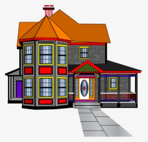 Haunted House Clipart Big House - House Clip Art, HD Png Download, Free Download