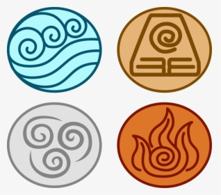 Transparent Elementos Png - Avatar Element Symbols, Png Download, Free Download