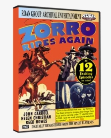 Film Posters Zorro Rides Again, HD Png Download, Free Download
