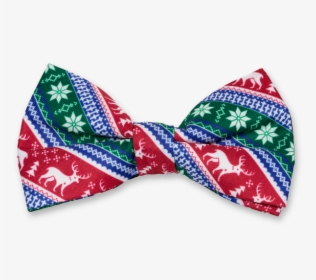 X-mas Bow Tie Red/green/blue - Noeud Papillon Noel, HD Png Download, Free Download