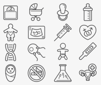 Maternity Icons Vector - Line Art, HD Png Download, Free Download