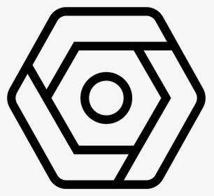 There Is A Hexagon With Some Extra Lines On The Inside - Google Cloud Platform White Icon, HD Png Download, Free Download