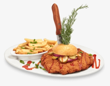 Hand Hammered Crispy Pork Tenderloin Sandwich"  Class="p-home - Hash House A Go Go Stuffed Meatloaf, HD Png Download, Free Download