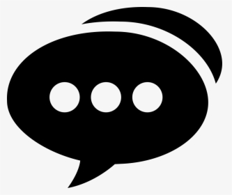 Speech Bubble With Three Dots - Circle, HD Png Download, Free Download