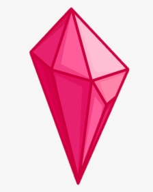 #gemstone #gem #ruby #red #pink #magenta #aesthetic - Triangle, HD Png Download, Free Download