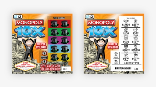 Monopoly 10x Illinois Lottery, HD Png Download, Free Download