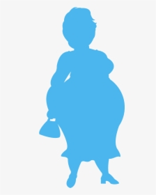 Fat Lady Silhouette, HD Png Download, Free Download