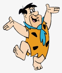 Fred Flintstone Happy - Fred Flintstone Png, Transparent Png, Free Download