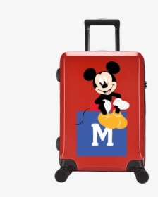 Mickey And Minnie Mouse Fashion Rolling Luggage"  Class= - Baggage, HD Png Download, Free Download