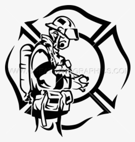 Fireman Drawing Cute Huge Freebie Download For Powerpoint - Firefighter, HD Png Download, Free Download